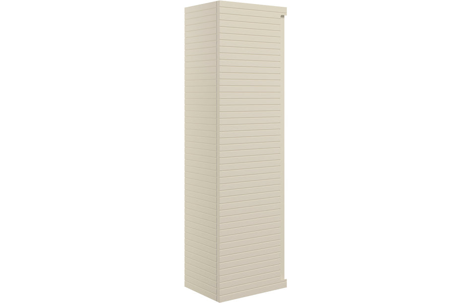 Opulent Loxley 350mm Wall Hung 1 Door Tall Unit - Matt Cotton (OBC106927)