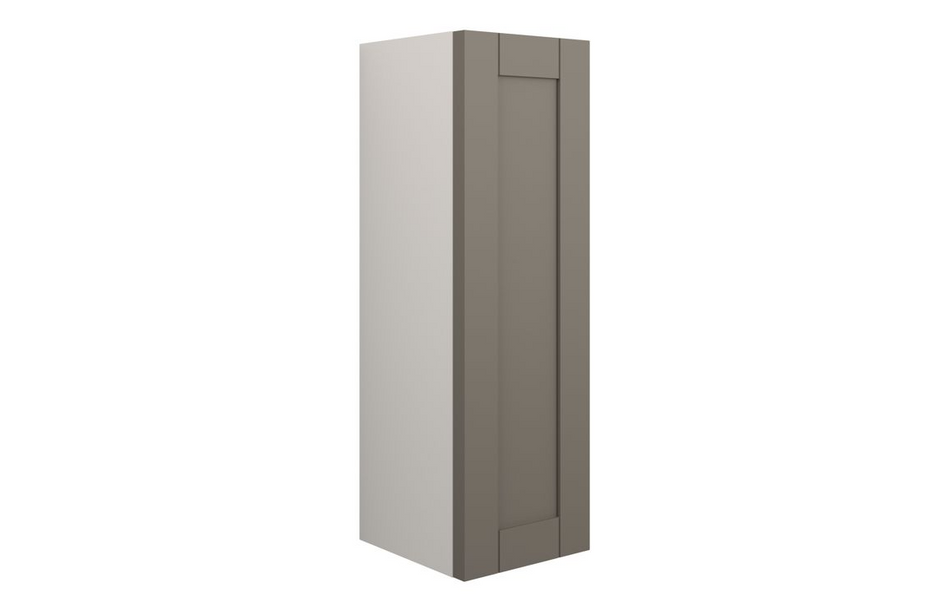 Opulent Lucy 200mm Slim Base Unit - Matt Stone / Grey Cabinet (OBC111090)