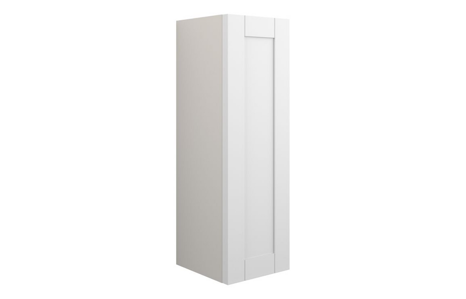 Opulent Lucy 200mm Slim Base Unit - Matt White / Grey Cabinet (OBC110948)