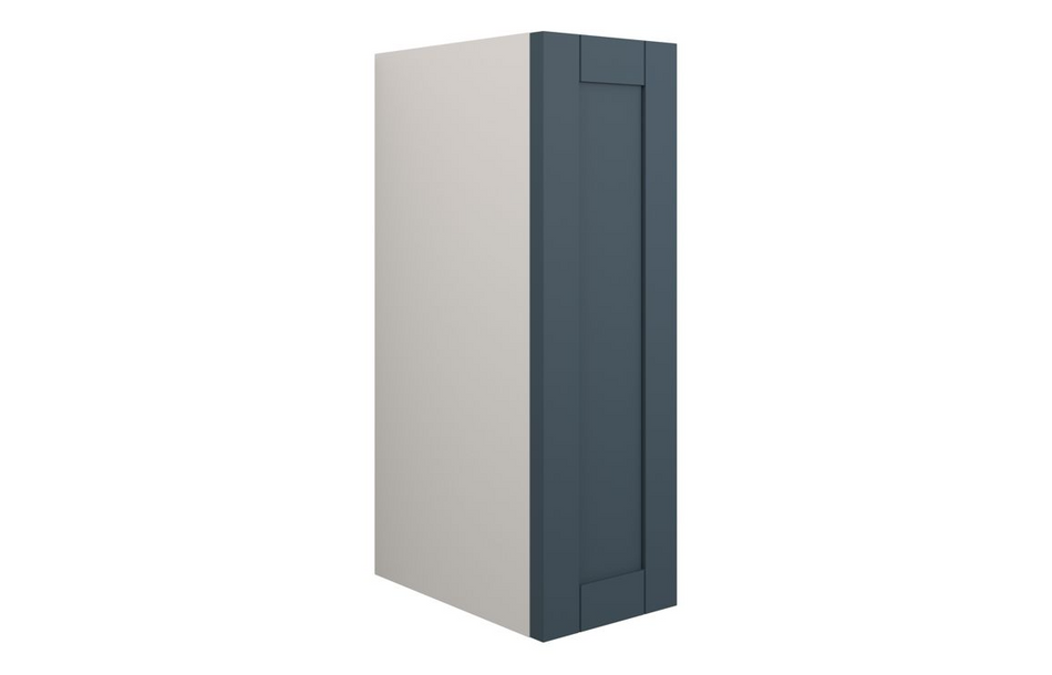 Opulent Lucy 200mm Standard Toilet Roll Unit - Matt Arley Blue / Grey Cabinet (OBC111235)