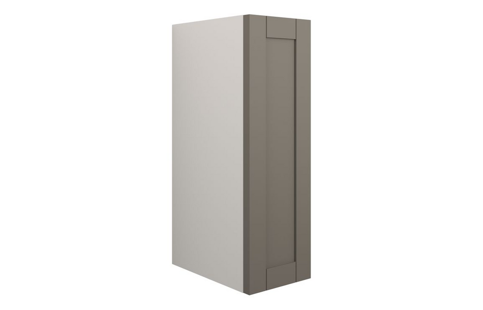 Opulent Lucy 200mm Standard Toilet Roll Unit - Matt Stone / Grey Cabinet (OBC111093)