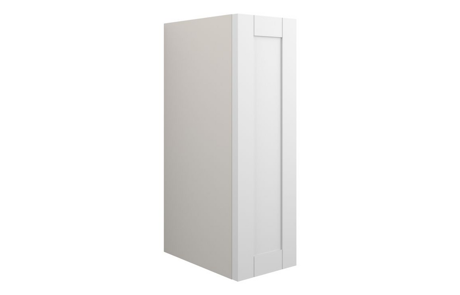 Opulent Lucy 200mm Standard Toilet Roll Unit - Matt White / Grey Cabinet (OBC110951)