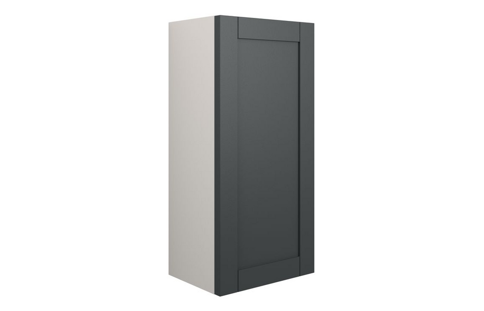 Opulent Lucy 300mm Slim Base Unit - Matt Graphite Grey / Grey Cabinet (OBC111025)