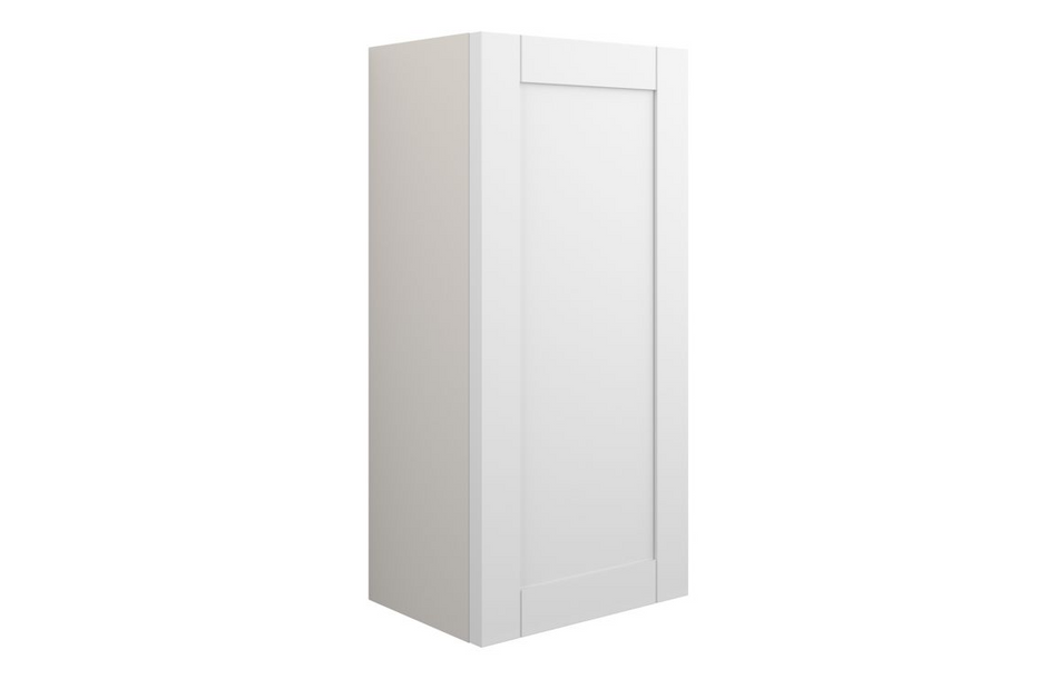Opulent Lucy 300mm Slim Base Unit - Matt White / Grey Cabinet (OBC110954)