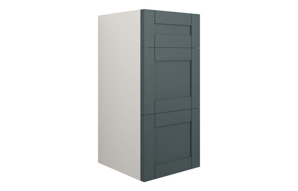 Opulent Lucy 300mm Standard 3 Drawer Unit - Matt Green Camo / Grey Cabinet (OBC111173)