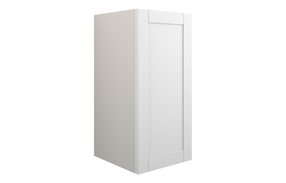 Opulent Lucy 300mm Standard Base Unit - Matt White / Grey Cabinet (OBC110957)