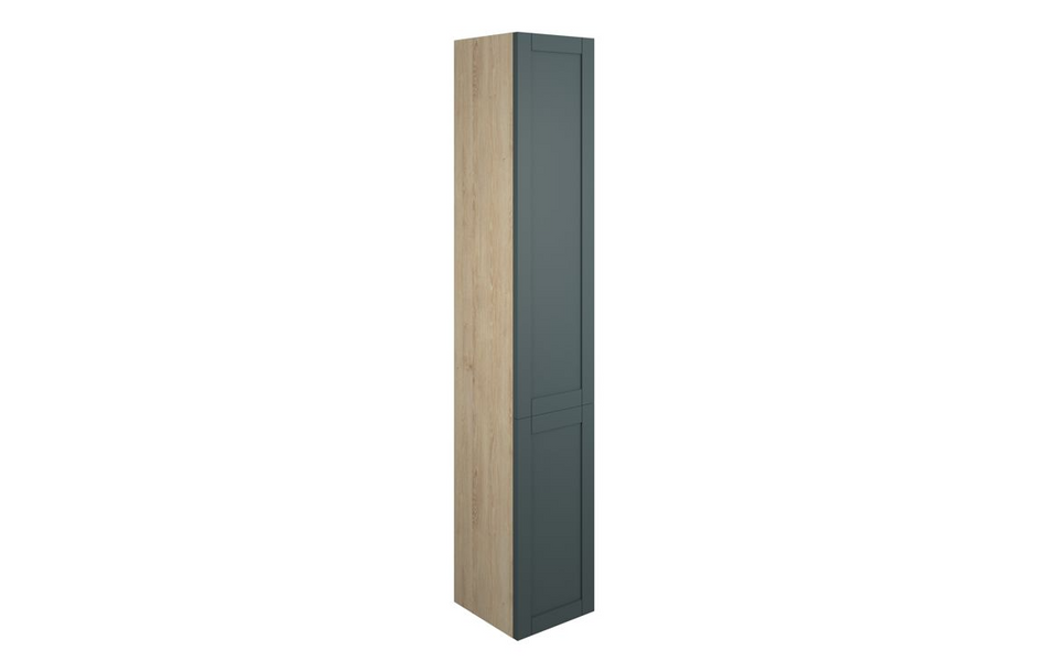 Opulent Lucy 300mm Tall Unit - Matt Green Camo / Oak Cabinet (OBC111177)