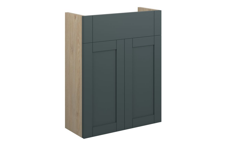 Opulent Lucy 500mm Slim Basin Unit - Matt Green Camo / Oak Cabinet (OBC111180)