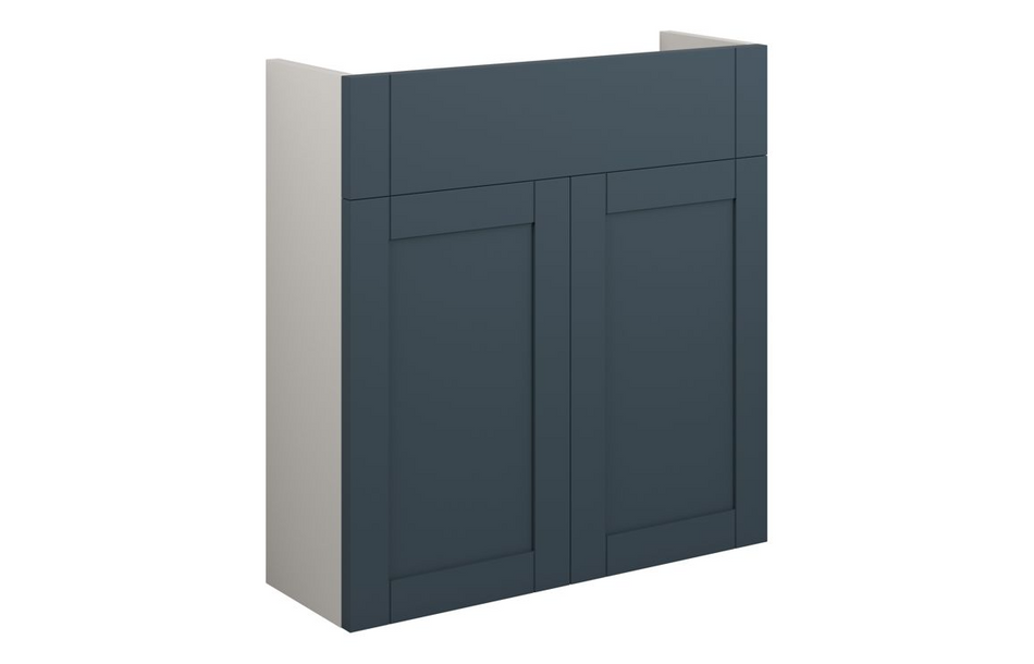 Opulent Lucy 600mm Slim Basin Unit - Matt Arley Blue / Grey Cabinet (OBC111256)
