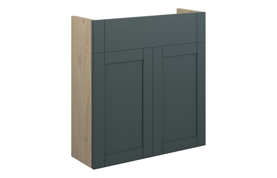 Opulent Lucy 600mm Slim Basin Unit - Matt Green Camo / Oak Cabinet (OBC111186)