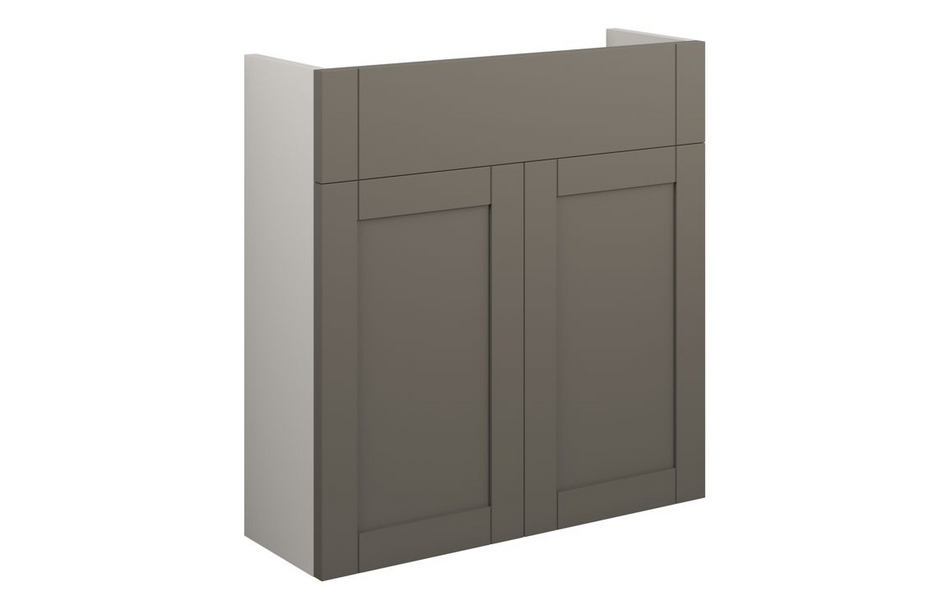 Opulent Lucy 600mm Slim Basin Unit - Matt Stone / Grey Cabinet (OBC111114)