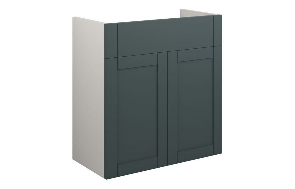 Opulent Lucy 600mm Standard Basin Unit - Matt Green Camo / Grey Cabinet (OBC111188)