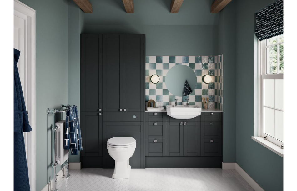 Opulent Lucy Standard Depth End Panel - Matt Graphite Grey (OBC111086)