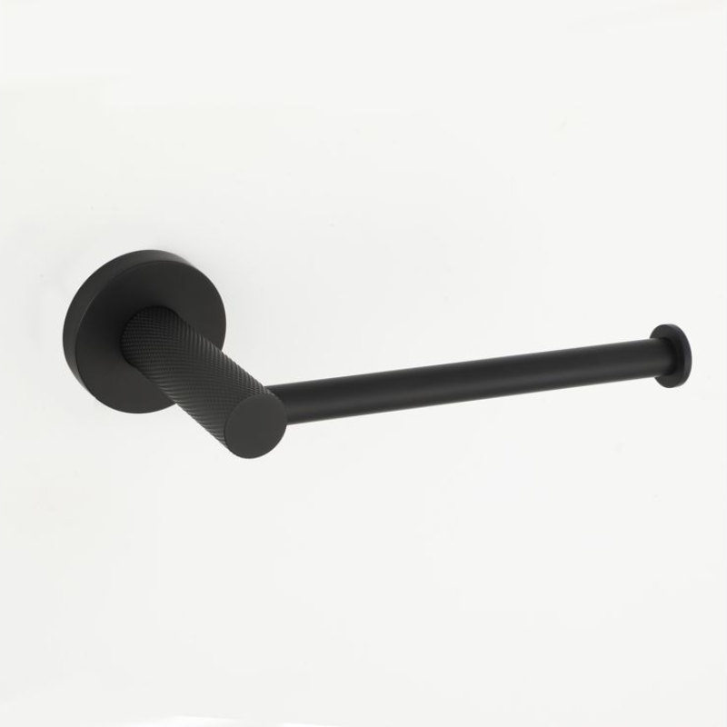 Opulent Luna Toilet Roll Holder - Black (OBC116336)