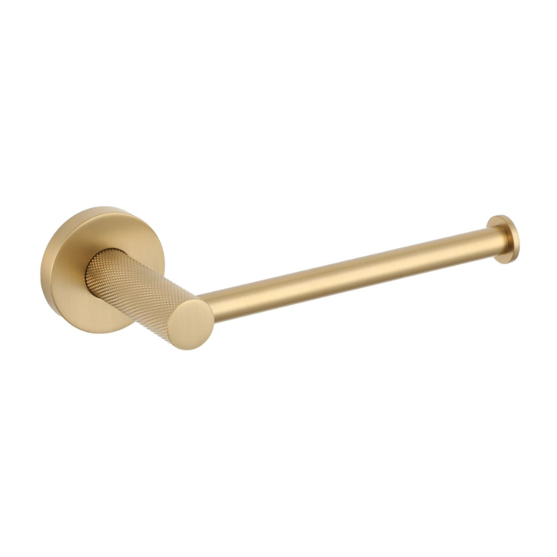 Opulent Luna Toilet Roll Holder - Brushed Brass (OBC116337)