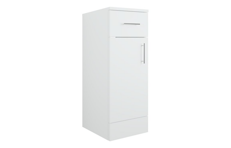 Opulent Mesa Verde 300mm 1 Drawer, 1 Door Base Unit - White Gloss (OBC116162)