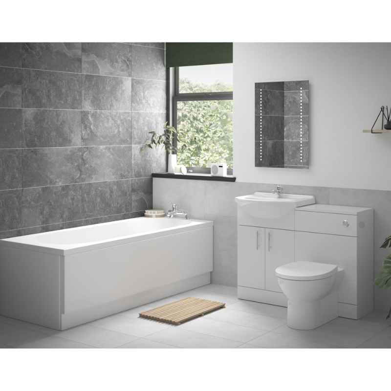 Opulent Mesa Verde Full Suite with Rimless Back to Wall WC and Single End Bath (OBC109073)