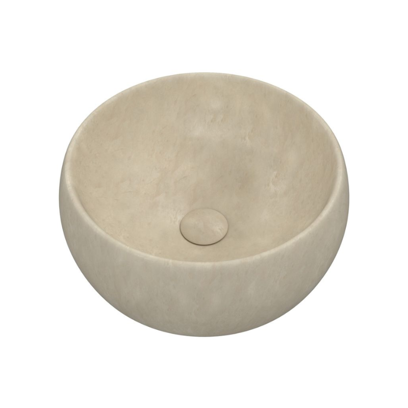 Opulent Meyers 400mm Ceramic Washbowl - Stone Effect (OBC106868)