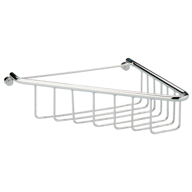 Opulent Mia 1-Tier Corner Shower Caddy - Chrome (OBC101696)