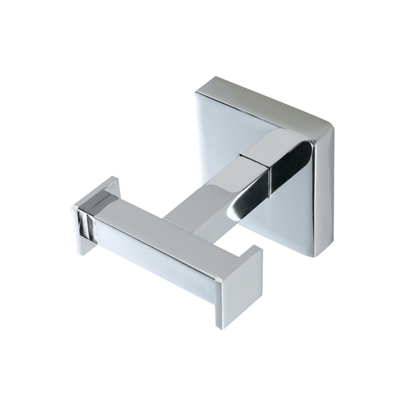 Opulent Neve Double Robe Hook - Chrome (OBC101691)