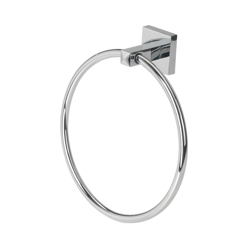 Opulent Neve Towel Ring - Chrome (OBC101689)