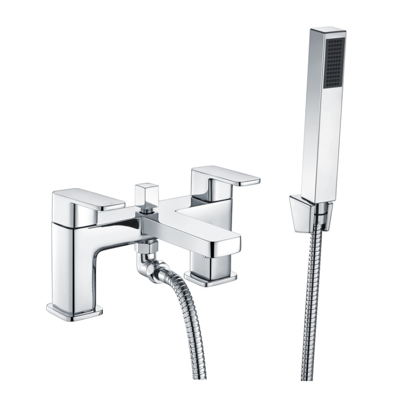 Opulent Niagara Bath Shower Mixer and Bracket - Chrome (OBC105784)