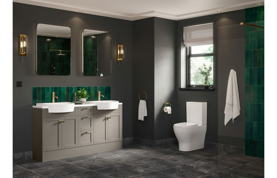 Opulent Nightingale Rimless Wall Hung WC and Soft Close Seat (OBC106142)