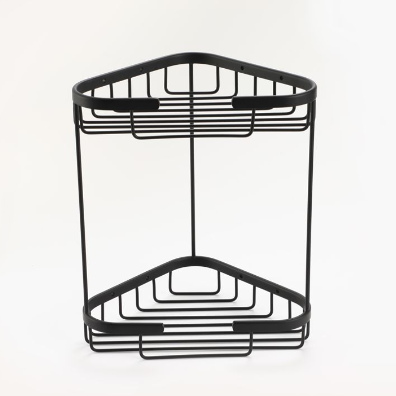 Opulent Noa 2-Tier Storage Basket - Black (OBC116309)