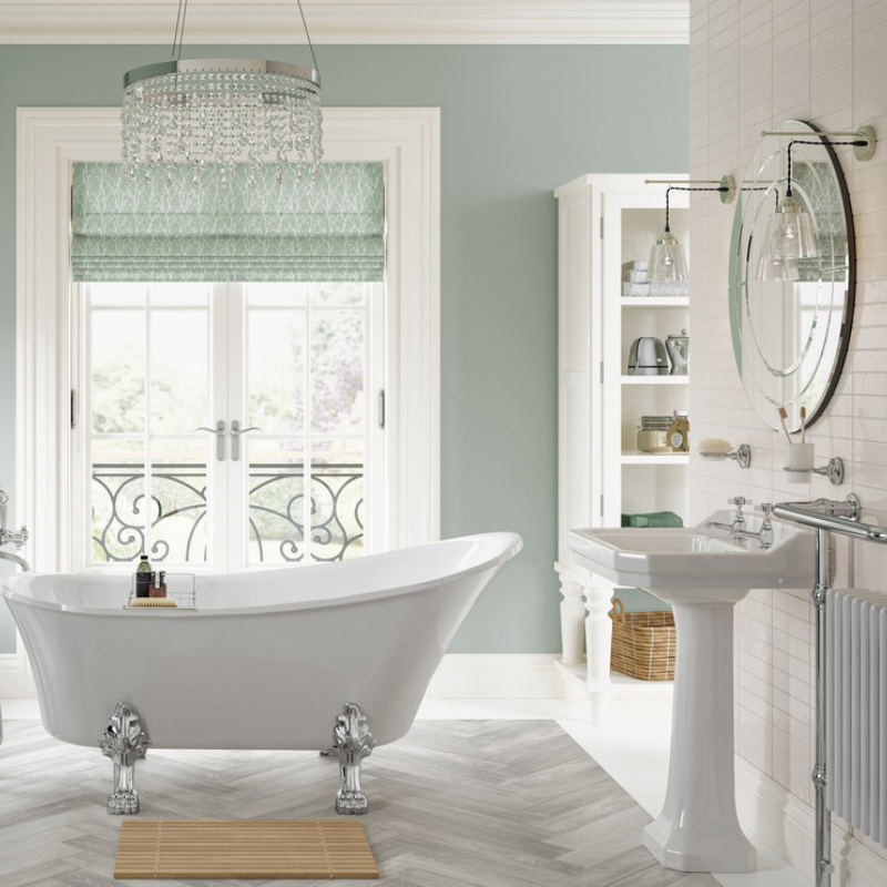 Opulent Normandy 495x445mm Two Tap Hole Semi Recessed Basin (OBC106133)