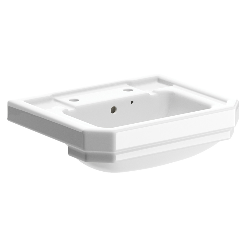Opulent Normandy 495x445mm Two Tap Hole Semi Recessed Basin (OBC106133)