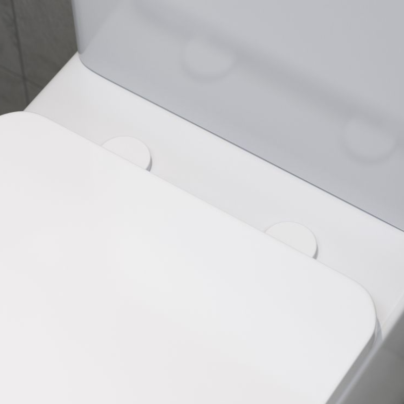 Opulent Normandy Toilet Seat Cover Caps - White (OBC116301)