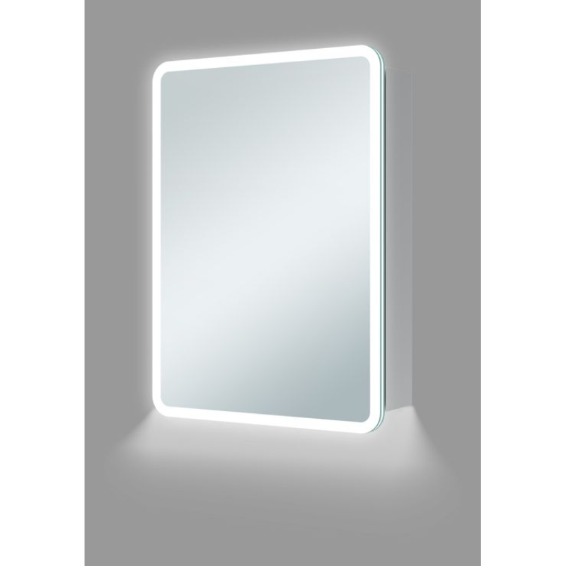 Opulent Penguin 500mm 1 Door LED Mirrored Cabinet (OBC107585)