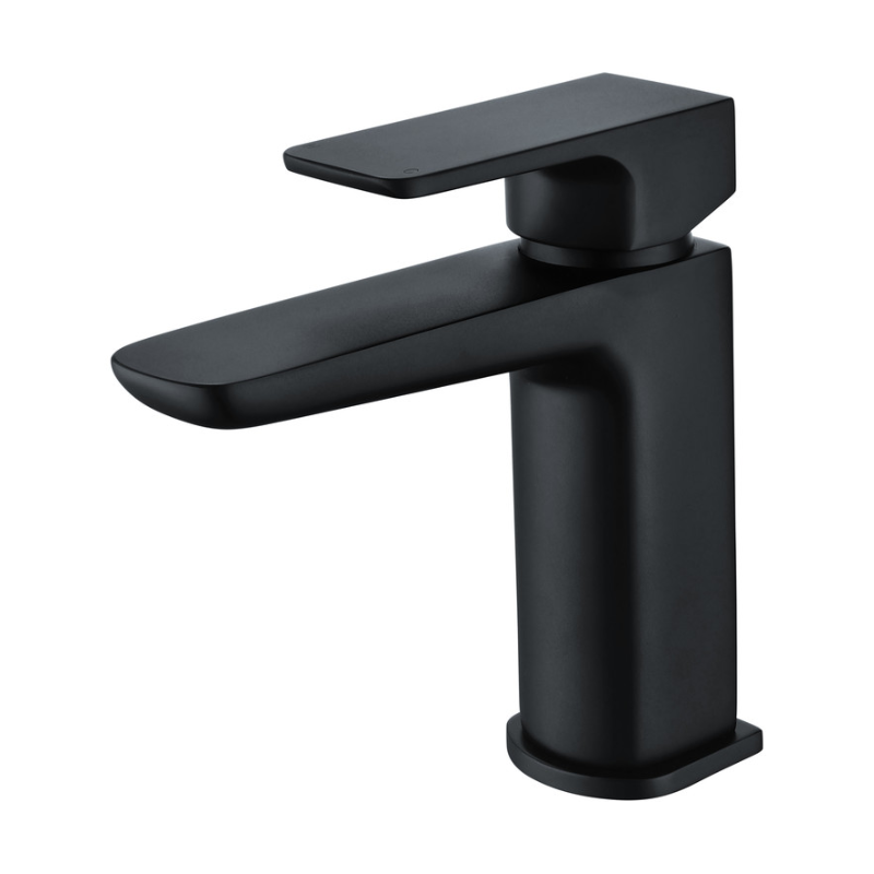 Opulent Plitvice Basin Mixer and Waste - Matt Black (OBC105795)