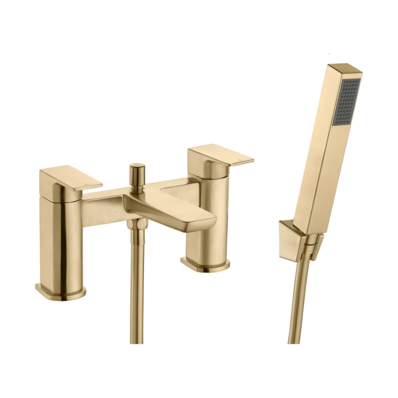 Opulent Plitvice Bath Shower Mixer - Brushed Brass (OBC105810)