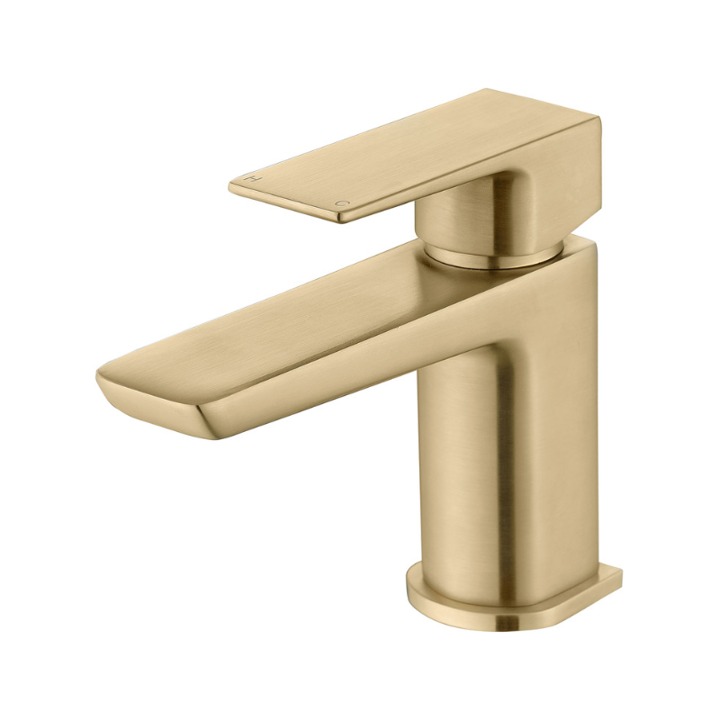 Opulent Plitvice Cloakroom Basin Mixer and Waste - Brushed Brass (OBC105808)