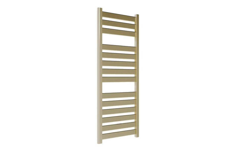 Opulent Quadris Straight Ladder Radiator (500x1150x30mm) - Brushed Brass (OBC117222)