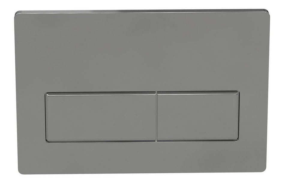 Opulent Rectangle Push Button Flushplate - Chrome (OBC109027)