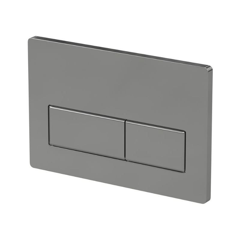Opulent Rectangle Push Button Flushplate - Chrome (OBC109027)