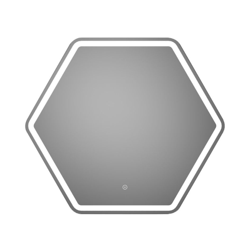 Opulent Robin 785x693mm Hexagonal LED Mirror (OBC116294)