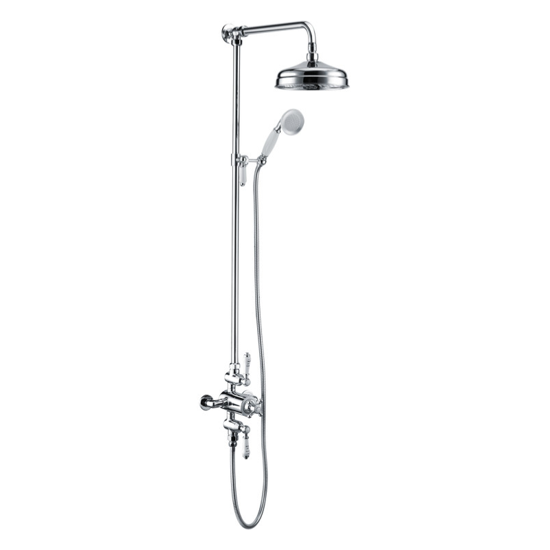 Opulent Rosefield Thermostatic Shower Kit - Chrome (OBC105885)