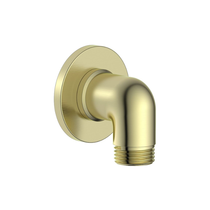Opulent Rosefield Traditional Wall Outlet Elbow - Brushed Brass (OBC116273)
