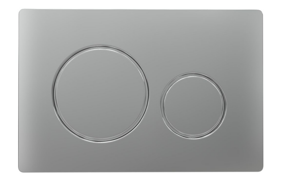 Opulent Round Push Button Flushplate - Chrome (OBC109021)