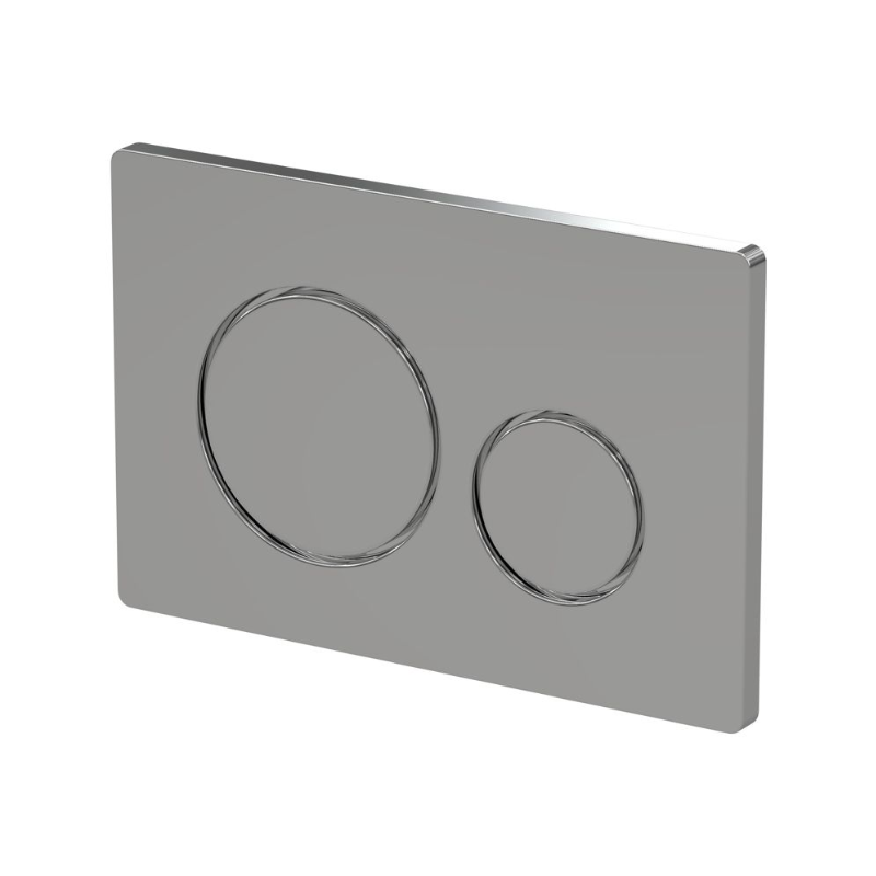 Opulent Round Push Button Flushplate - Chrome (OBC109021)