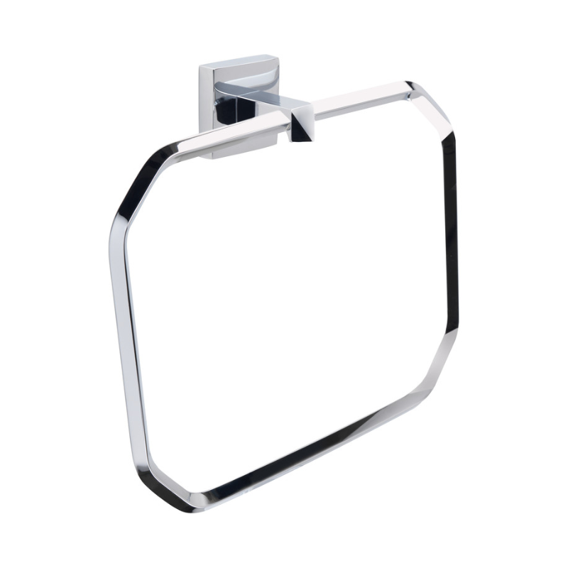 Opulent Shae Towel Ring - Chrome (OBC101669)