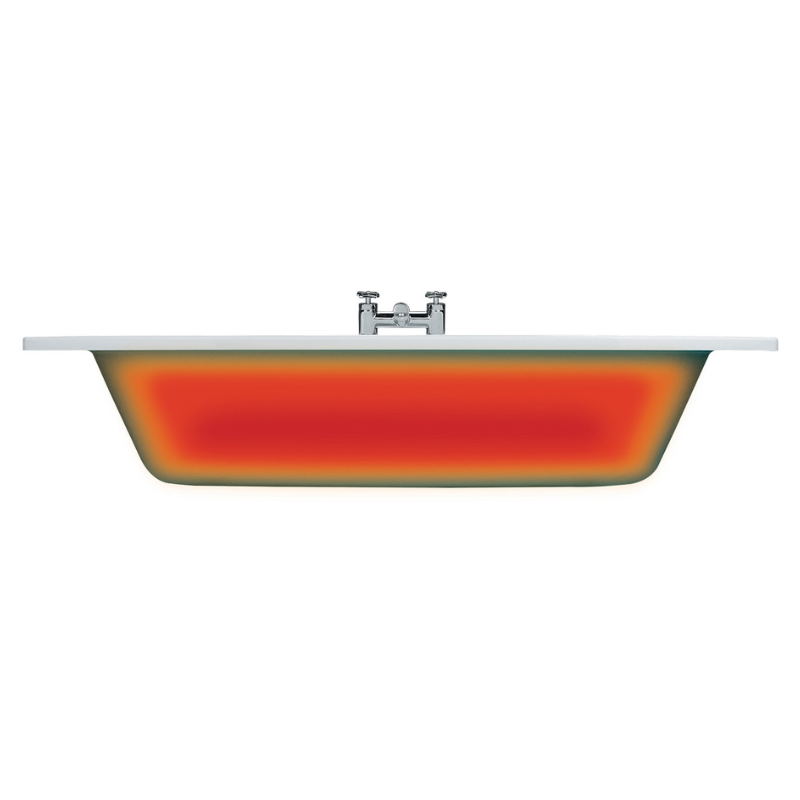 Opulent Sinatra Round Double End Supercast 1800x800x550mm Bath with Legs (OBC105649)