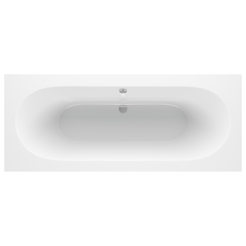 Opulent Sinatra Round Double End Supercast 1800x800x550mm Bath with Legs (OBC105649)