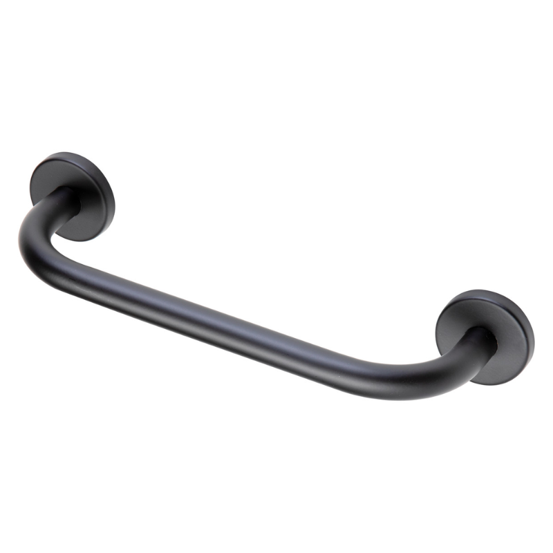 Opulent Straight 64cm Grab Rail - Matt Black (OBC105499)