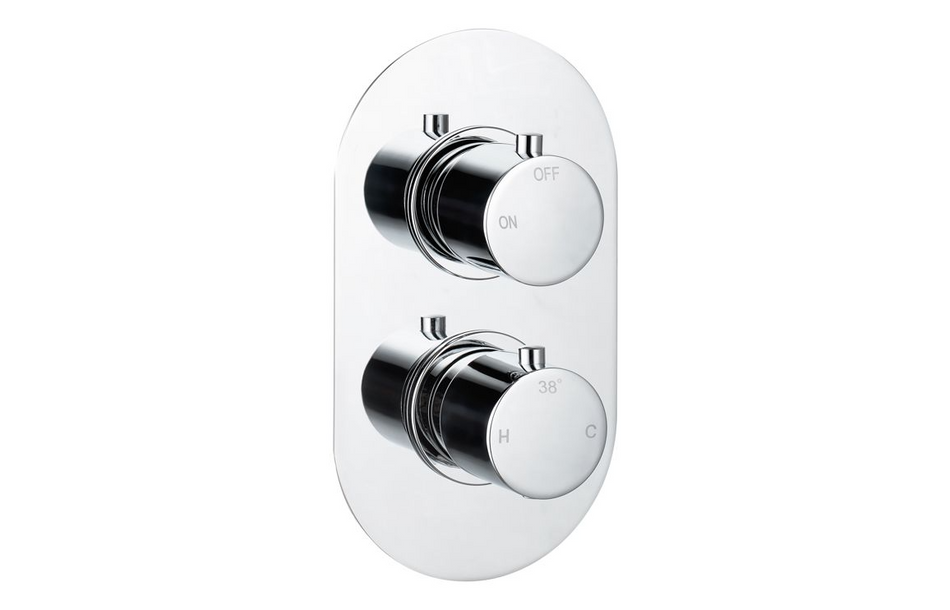 Opulent Sully Round Shower Valve and Kit Pack 1 - Chrome (OBC111579)