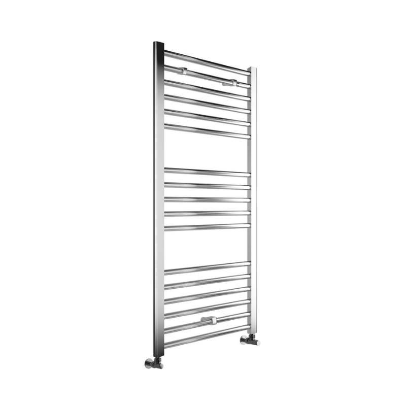 Opulent Sunne Straight Ladder Towel Rail - 500x1200x30mm - Chrome (OBC102962)
