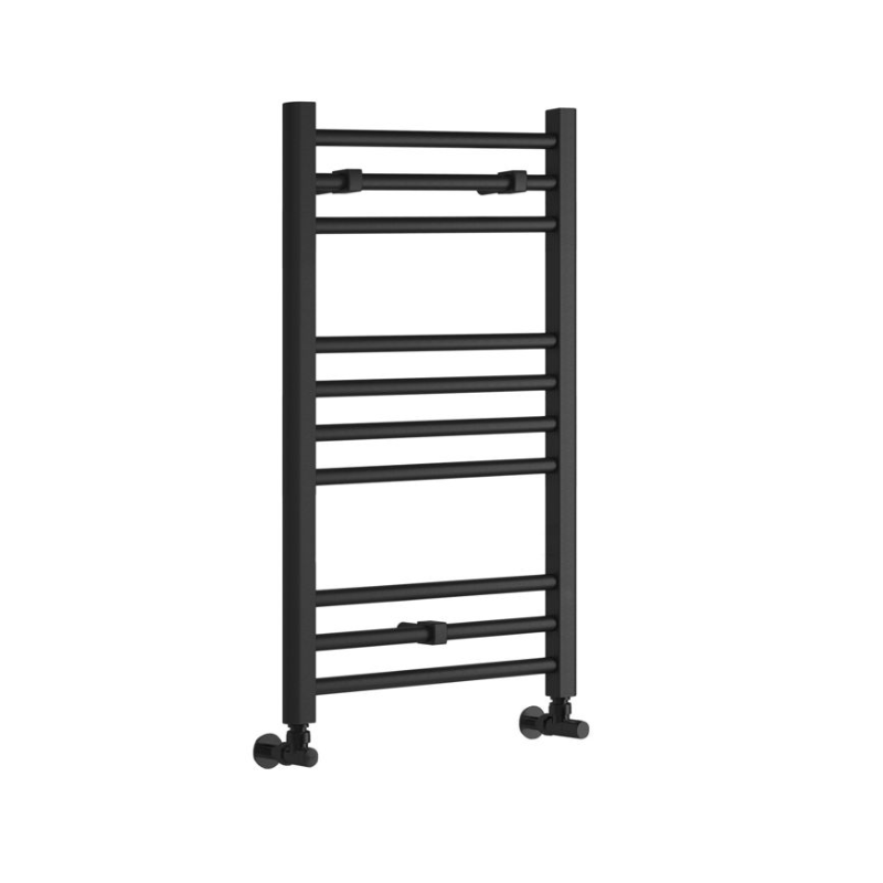 Opulent Sunne Straight Ladder Towel Rail - 500x800x30mm - Anthracite (OBC102967)